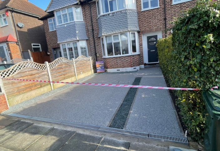 resin driveway installed in Ashford Middlesex